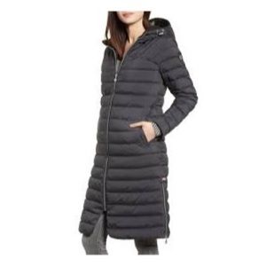 COPY - Berdardo Microtouch Pillow Down & Feather Fill Long Coat